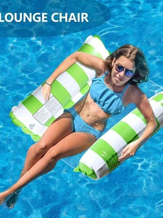 Надувные шезлонги для бассейна, матрас, гамак, комплект из 3 шт.